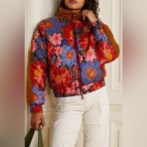 Farm Rio | Toucanfly Reversible Quilted Floral Bouclé Jacket | Sz XS